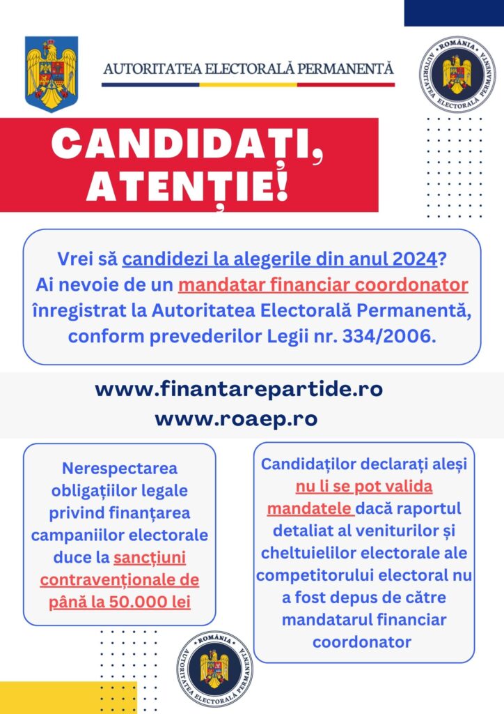 Candidati atentie